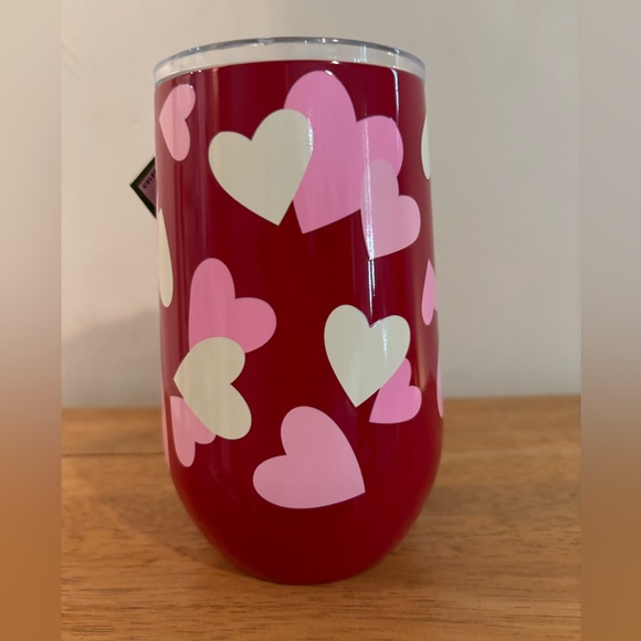 Kate Spade Celebration Hearts Stainless Steel Tumbler NWT - Picture 5 of 9